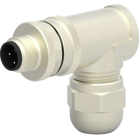 TE Connectivity T4113011031-000 Sensor-/Aktor-Steckverbinder, unkonfektioniert M12 Stecker, gewinkel