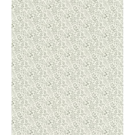 Rasch Vliestapete Farm Living Streublümchen grün 10,05 x 0,53 m (1/3)