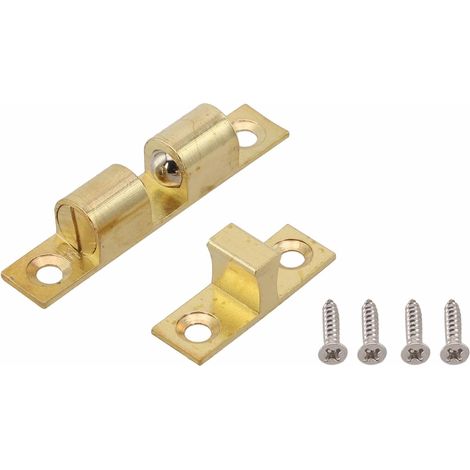 Loquet à double bille réglable en laiton massif pour portes de (1/5)