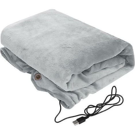 Tigrezy -Usb Chauffage Électrique Réchauffement Châle Lap Couverture Chauffante Jeter Couverture Chaude Maison (1/4)