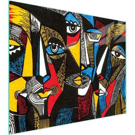 GLASSCHNEIDEBRETT 52x40 POP ART. (1/5)