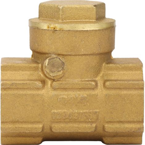 Automatisches Rückschlagventil aus Messing DN15 für Wasser, Öl und saure Umgebungen (1/5)