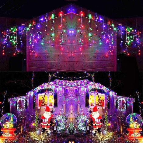 240M LED Connectable MF Icicle String Lights-5m (1/5)