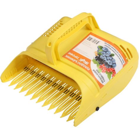 Ramasse-baies et rateaux en plastique avec poignée ergonomique douce au toucher et dents à revêtement renforcé (1/5)