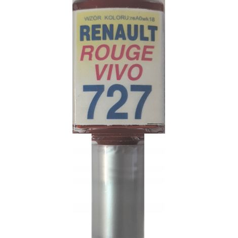 Reparación de arañazos en la pintura del Renault 727 Rouge Vivo (10 ml Arasystem) (1/5)