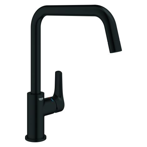 Grohe Spültisch-Einhebelmischer Eurosmart 1/2", hoher Auslauf, matt black (1/3)