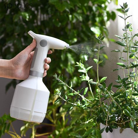 White Electric Watering Can, Electric Spray Bottle for Indoor/Outdoor Plants, Automatic Plant Wateri (1/5)