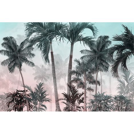 Papier peint panoramique - Forêt Tropicale - 130 cm x 87 cm (1/2)