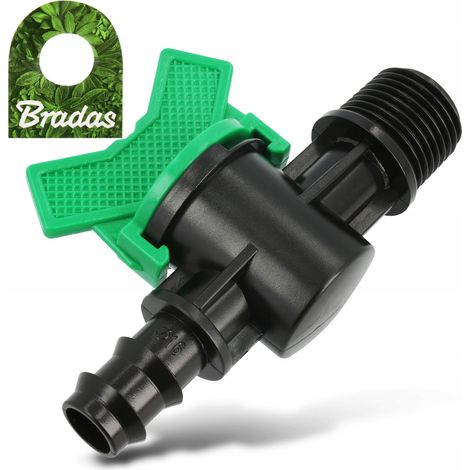 Vanne de goutte-à-goutte Bradas DSWZ09-3416L GZ 3/4 (1/4)