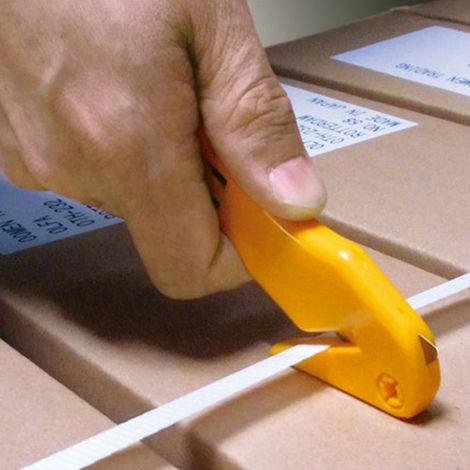 Couteau à main anti-coupure SK-10 jaune, nouveau couteau de travail de sécurité OLFA japonais, couteau ouvre-boîte SK-10 avec lame cachée pour la coupe. (1/5)