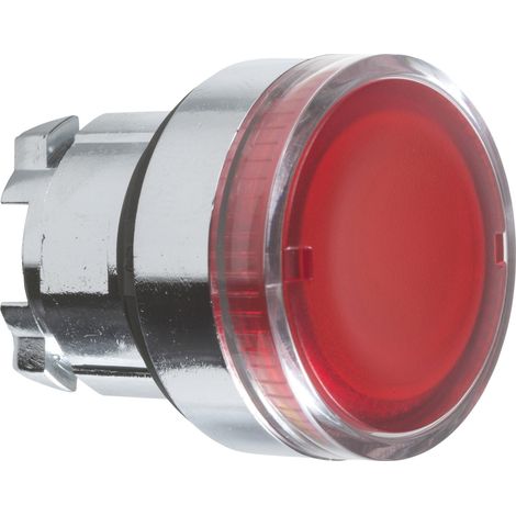 CABEZA PULS.LUM.RASANTE ROJO SCHNEIDER ELECTRIC ZB4BW34 (1/3)