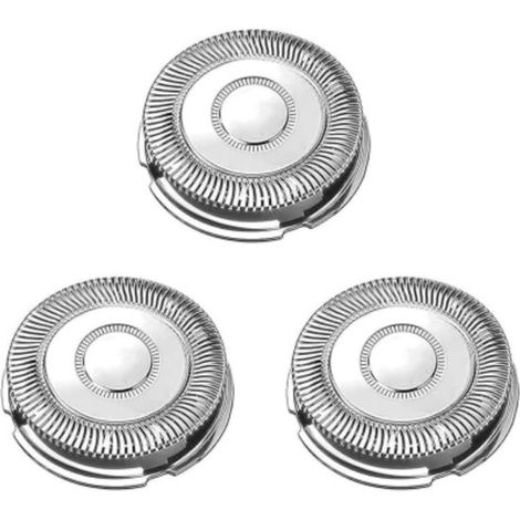 Lot de 3 têtes de rasoir de rechange – Compatibles avec les modèles de rasoirs courants – Lames de précision – Remplacement facile (1/4)