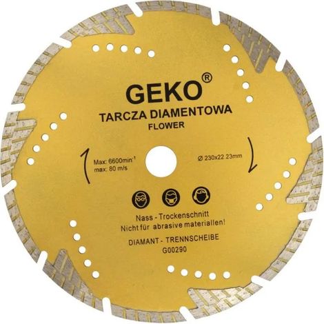 Disco diamantato 230mm "flower" geko profi(25/40) (1/3)