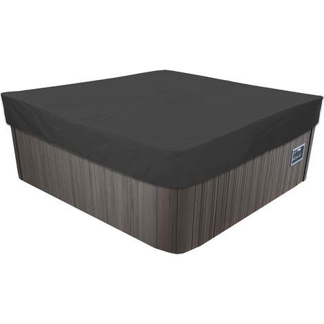 Housse Carrée Spa Extérieur 215x215x30 cm – Oxford – Imperméable, Anti-poussière, Anti-UV (1/5)