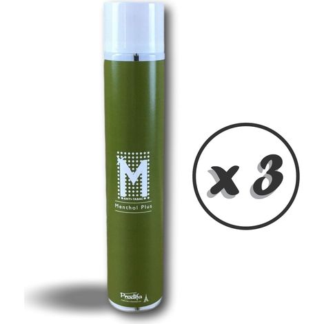 Aérosol Anti tabac 750 ml Senteur menthol Traitement mauvaises odeurs - Quantité x 3 - Aérosol 750 ml