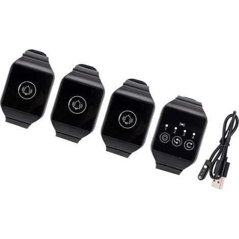 IPX7 Wasserdichter, multifunktionaler Funkpager 433,92 MHz für Restaurant-Rufsysteme (3 in 1) (1/5)