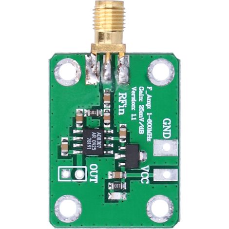 Module détecteur AD8307, wattmètre de signal RF, composant de détection logarithmique 1-600 MHz (1/5)