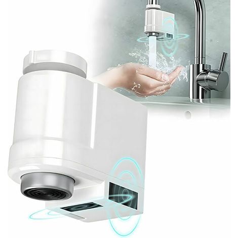 Smart Infrared Sensor Faucet - Automatic Sensor for Water Saving - Suitable for Kitchen and Bathroom - Prevents Splashing and Overflowing (1/5)