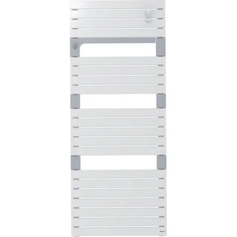 Sauter – Radiateur sèche-serviettes eau chaude 715W – Largeur 550mm – Hauteur 1360mm – Barre pivotante pour 4-6 serviettes – Chaleur enveloppante