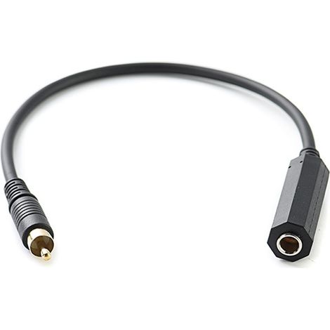 6,35-mm-Mono-Audio-/Video-Adapterkabel (weiblich) auf Cinch-Stecker (mehrere weibliche Adapterkabel auf Cinch-Stecker) (1/5)
