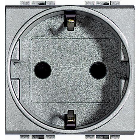 Base 2P+T Livinglight conexión tornillo Tech 2 módulos NT4141