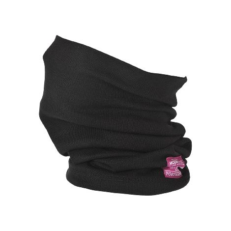Tubular para el cuello ignífugo y antiestático FR19  Negro