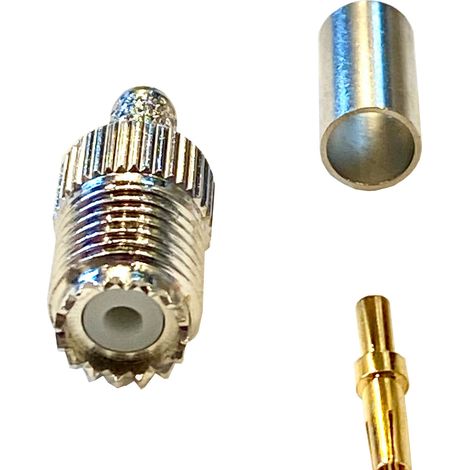 Conector mini UHF para cable RG174 (1/2)