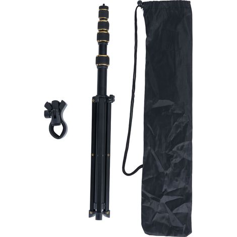 Support Sèche-cheveux sur Pied Réglable 60-195cm, Trépied Pliable en Alliage d'Aluminium et ABS, Universel (1/5)