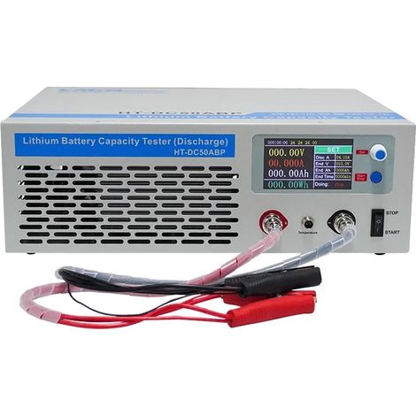 Comprobador de baterías, multicanal, de alto rendimiento bajo carga, HT-DC50ABP (1/2)