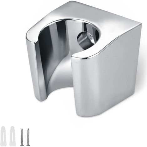 Support Pommeau Douche Alliage Zinc Réglable pour Poignées Diamètre 20 à 22 mm Fixation Murale Solide Salle de Bain (1/5)