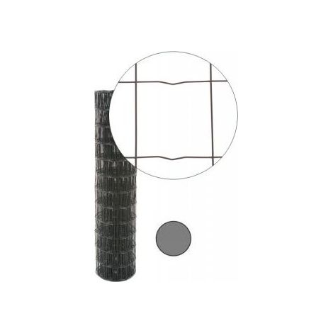 Cloture & Jardin – Grillage rigide soudé gris anthracite 20m – Maille 100 x 100mm – Acier galvanisé – Diamètre fil 2,1mm – Hauteur 1,20m