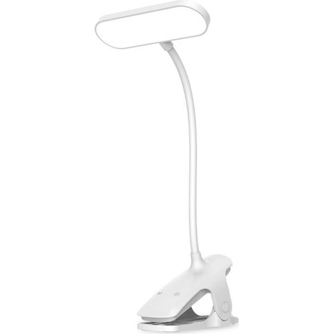 Lampe de lecture rechargeable USB, lampe de lecture LED personnelle à intensité variable, à fixer sur la tête de lit, pour enfants et filles, veilleuse pour lire au lit (1/5)