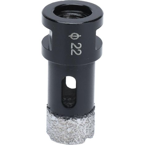 Foret diamanté brasé sous vide, foret à carotter, scie cloche pour granit, marbre et béton, 22 mm