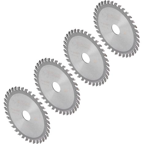 Set mit 4 Hartmetall-Kreissägeblättern, 36 Zähne, Trennscheibe für Holz und Kunststoff (1/5)