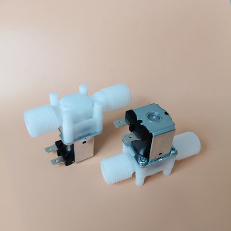 Water inlet solenoid valve for fully automatic washing machines, double thread, universal spare part for household appliances FPD180A DC12