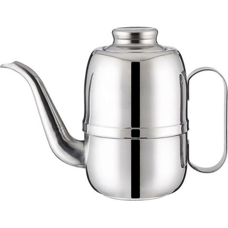 Pot à huile alimentaire de grande capacité (750 ml / 350 ml / 1000 ml / 250 ml / 500 ml), surface polie, bec verseur anti-gouttes, étanche, récipient de conservation pour huile d'olive, cuisine. (1/5)