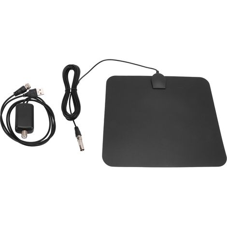 KJ-032 Antenne TV numérique HD amplifiée 25dBi 4K 980 miles pour 720P 1080i 1080P ATSC avec autocollant ABS portée 980 miles (1/5)