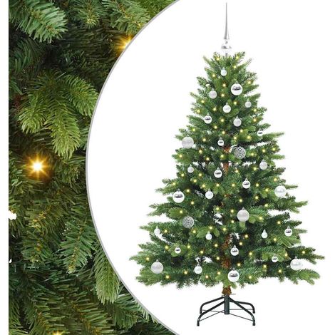 Sapin de Noël,Arbre de Noël artificiel avec 150 LED Vert 150 cm PE et PVC CFW88313 (1/5)