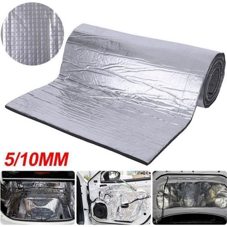 Tapis insonorisant de voiture 50200cm10mm adhésif insonorisant voiture auto coffret Argent pour mur de porte de Multicolore CAPOT (1/3)