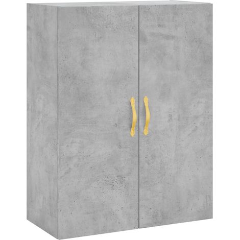 Buffet,Bahut,Armoire murale gris béton 69,5x34x90 cm CFW55413 (1/5)