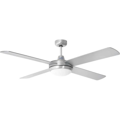 Ventilador de Techo Moderno Plateado 135 cm 3 Velocidades (1/3)