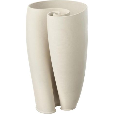 Vase Déco en Céramique "Hydra" 33cm Beige (1/2)