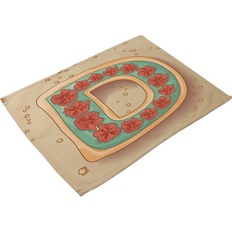 Tapis De Table En Coton Et Lin - Isolation Thermique Et Résistance À L'usure - Pour Salle À Manger Et Cuisine - Lot De 4 (1/2)