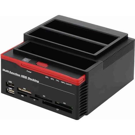 Station d'accueil pour disque dur Portable, boîtier de lecteur USB 3.0 à 3 emplacements pour Win 98 7 Me 2000 XP (disque non Inclube) (1/5)