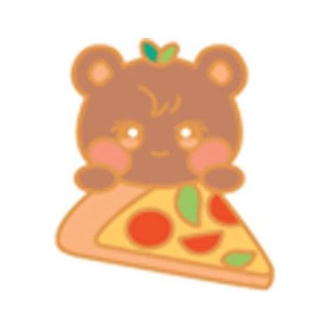 Metall Magnet Ateez Jjongbear / Aniteez Offizielles Merchandise