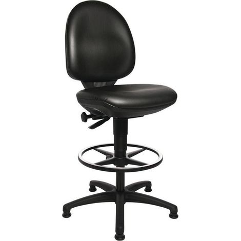 Topstar Silla giratoria de oficina Tec 50 Deslizadores de suelo + Anillo reposapiés - 72250 D10T (1/4)