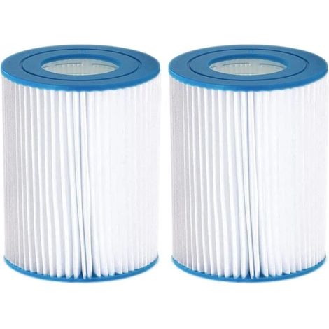 Cartouche de Filtre de Piscine de Type II, Cartouche filtrante pour bestway 58094 Filtre Pack, Pompes de Filtre Cartouche de Filtre de Remplacement Universel. (2 pièces) (1/4)