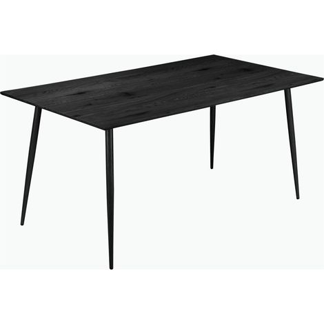 Monza-Table à manger 120 cm en noir