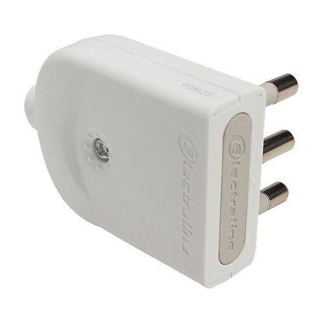 SPINA MOBILE ORIENTABILE ELECTRALINE - BIANCO 2P+T 16A- 25 pezzi
