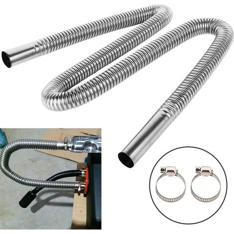 Tuyau de ventilation moteur en acier inoxydable pour usage automobile, pour l'entretien et le remplacement dans les systèmes mécaniques.-AquaForge (1/5)